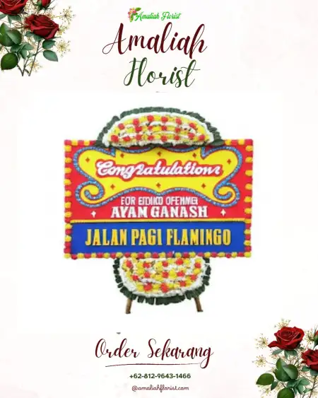 Sewa Papan Bunga Andam Dewi